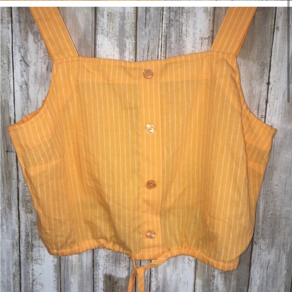 Women crop top soft orange size XXL - Picture 4 of 9